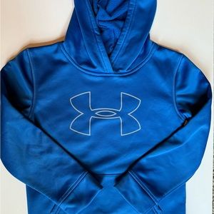 Under Armour boys Blue Hoodie Sweatshirt 7